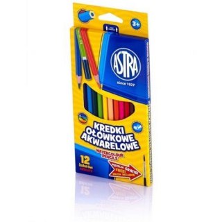 ASTRA WATERCOLOR PENCILS 12 COLORS