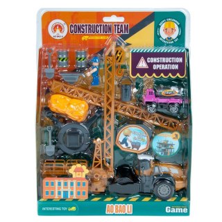 CONSTRUCTION MACHINE WITH ACCESSORIES MEGA CREATIVE 454456