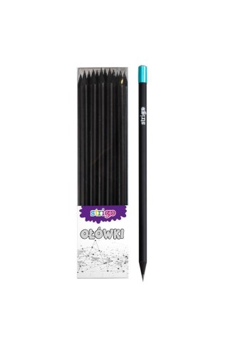 PENCIL BLACK WOOD WITH DIAMONDS HB BD01 WB A 36