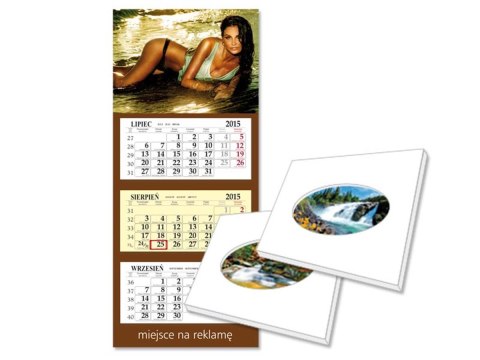 TROJIELD CALENDAR 85X32CM SPT SB6 FOL SAPT