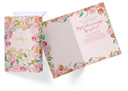 B6 BIRTHDAY CARNET WITH KOP FLOWERS KUKART PP-2096 PASSION CARDS - CARDS