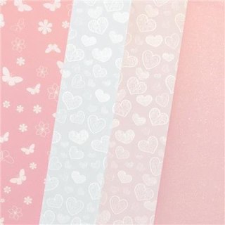 CRAFT CARDBOARD A4 200 G PASTEL PINK PAPER GALLERY ARGO 208923 ARGO