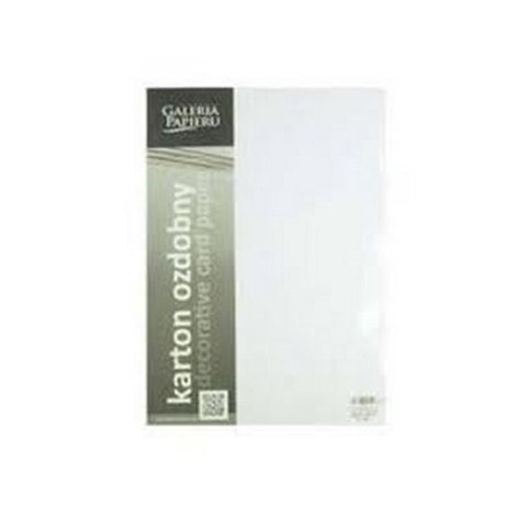 DECORATIVE CARDBOARD A4 WHITE CHECKERED 230G PAPER GALLERY 995018 ARGO