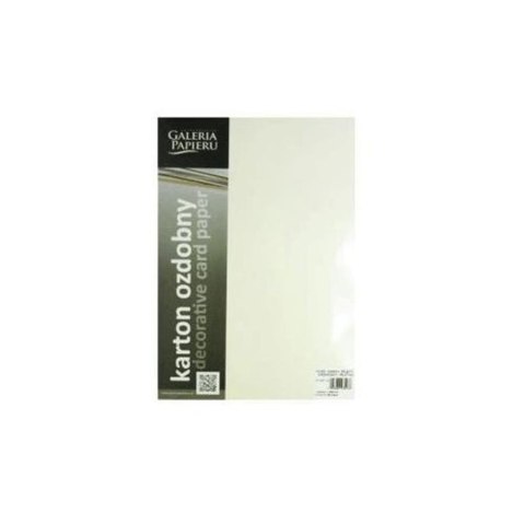 CRAFT CARDBOARD A4 CREAMY CANVAS 230G PAPER GALLERY 935236 ARGO