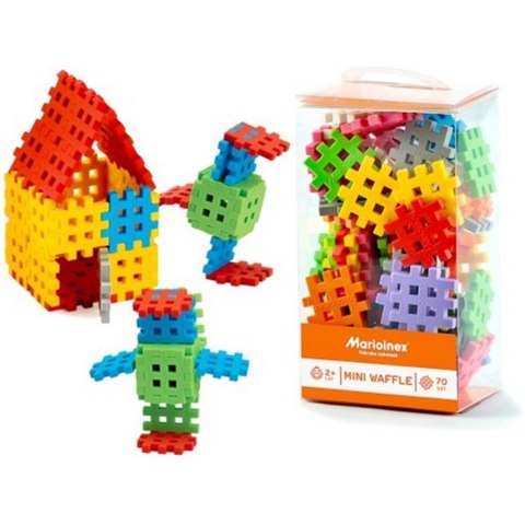 BUILDING BLOCKS 70 ELEMENTS MARIO-INEX WAFFERS 902127 MARIO-INEX