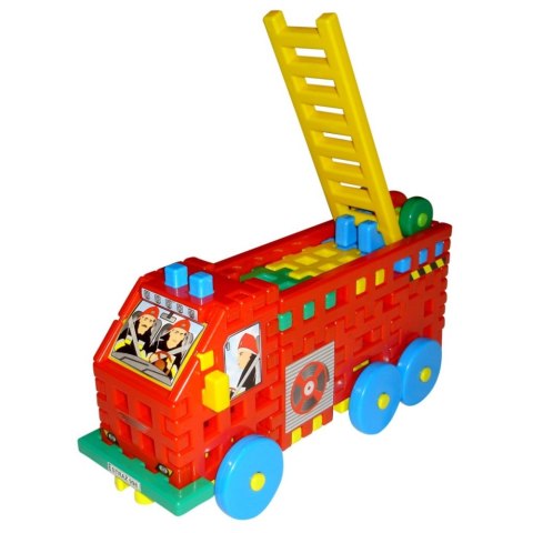 CONSTRUCTION BLOCKS WAFLES FIRE DEPARTMENT FOL PLASTIK POLAND 025791 CZAKO