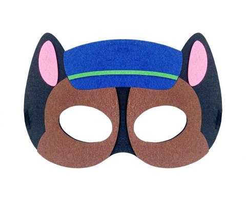 DOG BRIGADE FELT MASK - POLICEMAN 2, 18X12 CM GODAN