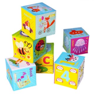 SOFT BLOCKS 6 PCS. BAM BAM 432485 BAM BAM