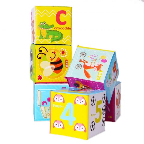 SOFT BLOCKS 6 PCS. BAM BAM 432485 BAM BAM