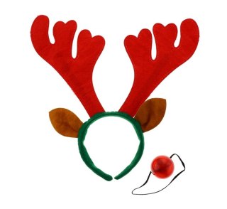 HEADBAND "REINDEER WITH A NOSE" NW-ORSN GODAN