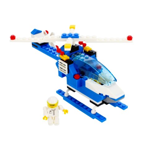 BUILDING BLOCKS 122 ELEMENTS HELICOPTER POLICE ALLEBLOX 478233 ALLEBLOX