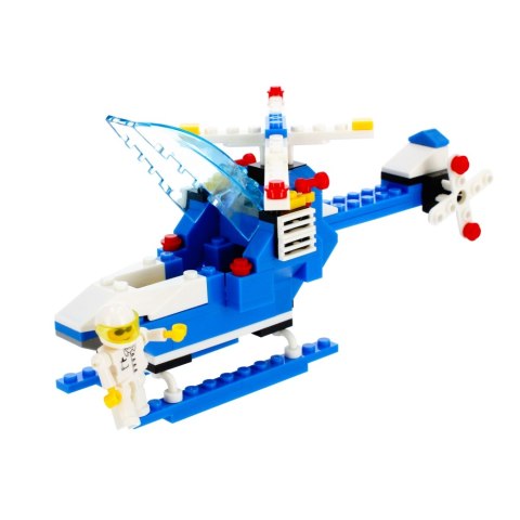 BUILDING BLOCKS 122 ELEMENTS HELICOPTER POLICE ALLEBLOX 478233 ALLEBLOX