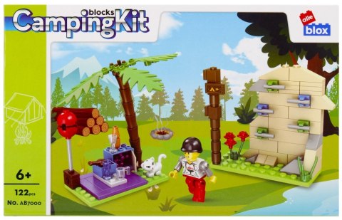 BUILDING BLOCKS 122 ELEMENTS CAMPING ALLEBLOX 492763 ALLEBLOX