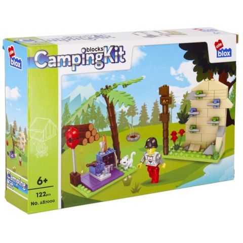 BUILDING BLOCKS 122 ELEMENTS CAMPING ALLEBLOX 492763 ALLEBLOX