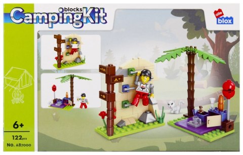 BUILDING BLOCKS 122 ELEMENTS CAMPING ALLEBLOX 492763 ALLEBLOX