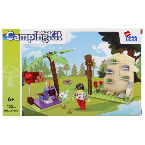 BUILDING BLOCKS 122 ELEMENTS CAMPING ALLEBLOX 492763 ALLEBLOX