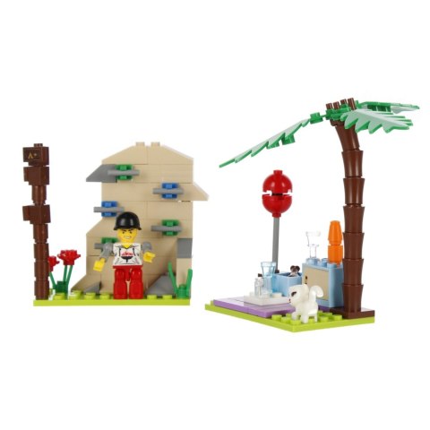 BUILDING BLOCKS 122 ELEMENTS CAMPING ALLEBLOX 492763 ALLEBLOX