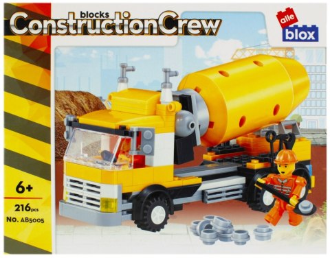 CONSTRUCTION BLOCKS 216 ELEMENTS CONSTRUCTION CAR ALLEBLOX 478242 ALLEBLOX