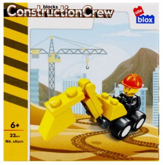 BUILDING BLOCKS 22 ELEMENTS CONSTRUCTION EXCAVATOR ALLEBLOX 492792 ALLEBLOX