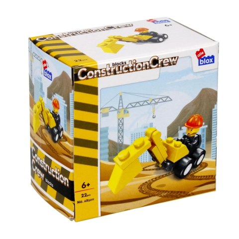 BUILDING BLOCKS 22 ELEMENTS CONSTRUCTION EXCAVATOR ALLEBLOX 492792 ALLEBLOX