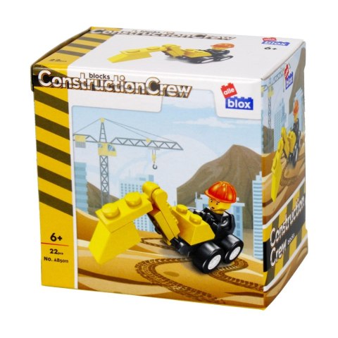 BUILDING BLOCKS 22 ELEMENTS CONSTRUCTION EXCAVATOR ALLEBLOX 492792 ALLEBLOX