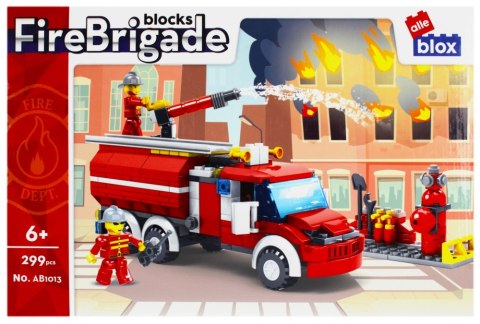 CONSTRUCTION BLOCKS 299 ELEMENTS FIRE DEPARTMENT ALLEBLOX 478258 ALLEBLOX