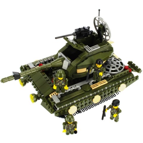 CONSTRUCTION BLOCKS 563 ELEMENTS MILITARY TANK ALLEBLOX 478261 ALLEBLOX