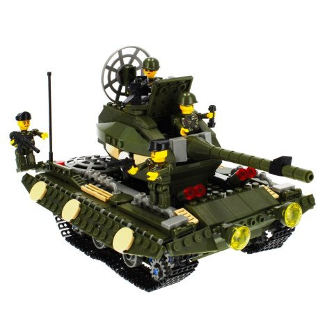 CONSTRUCTION BLOCKS 563 ELEMENTS MILITARY TANK ALLEBLOX 478261 ALLEBLOX