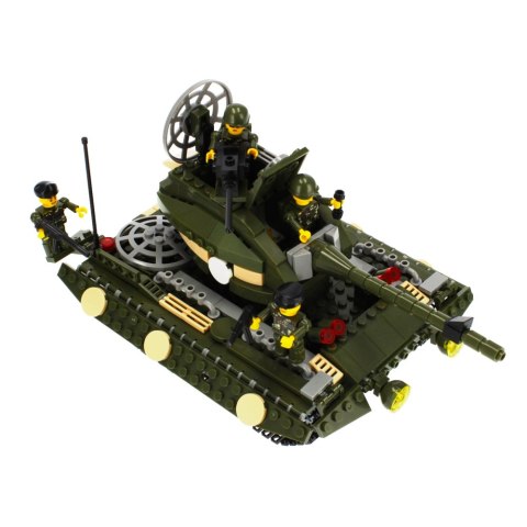 CONSTRUCTION BLOCKS 563 ELEMENTS MILITARY TANK ALLEBLOX 478261 ALLEBLOX