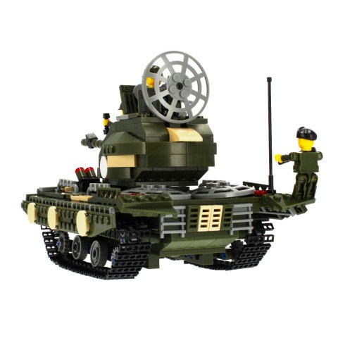 CONSTRUCTION BLOCKS 563 ELEMENTS MILITARY TANK ALLEBLOX 478261 ALLEBLOX