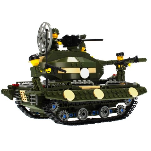 CONSTRUCTION BLOCKS 563 ELEMENTS MILITARY TANK ALLEBLOX 478261 ALLEBLOX