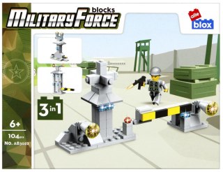 BUILDING BLOCKS 104 ELEMENTS MILITARY ALLEBLOX 492847 ALLEBLOX