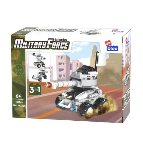 BUILDING BLOCKS 106 ELEMENTS MILITARY ALLEBLOX 492858 ALLEBLOX