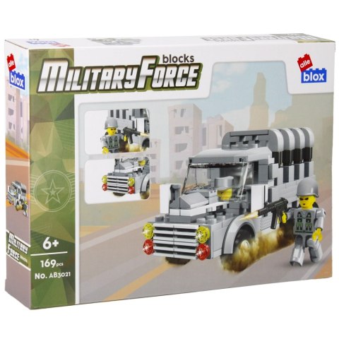 BUILDING BLOCKS 169 ELEMENTS MILITARY ALLEBLOX 492864 ALLEBLOX