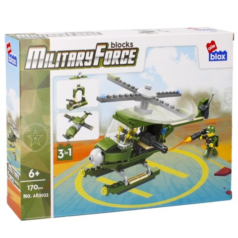 BUILDING BLOCKS 170-188 ELEMENTS MILITARY DISPLAY ALLEBLOX 492862 ALLEBLOX