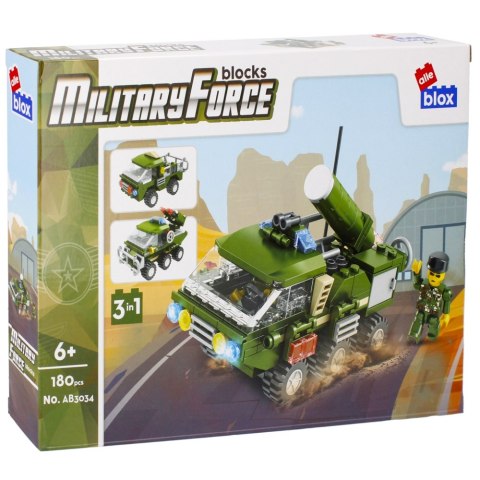 BUILDING BLOCKS 170-188 ELEMENTS MILITARY DISPLAY ALLEBLOX 492862 ALLEBLOX