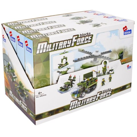 BUILDING BLOCKS 170-188 ELEMENTS MILITARY DISPLAY ALLEBLOX 492862 ALLEBLOX