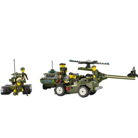 BUILDING BLOCKS 170-188 ELEMENTS MILITARY DISPLAY ALLEBLOX 492862 ALLEBLOX