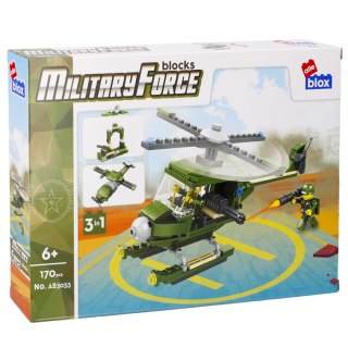 BUILDING BLOCKS 170 ELEMENTS MILITARY ALLEBLOX 492838 ALLEBLOX