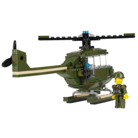 BUILDING BLOCKS 170 ELEMENTS MILITARY ALLEBLOX 492838 ALLEBLOX