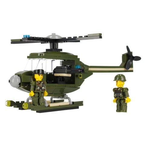 BUILDING BLOCKS 170 ELEMENTS MILITARY ALLEBLOX 492838 ALLEBLOX