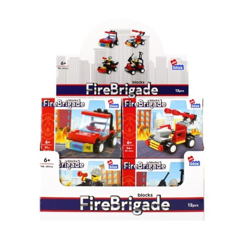 BUILDING BLOCKS 27-36 ELEMENTS FIRE DEPARTMENT ALLEBLOX 492814 ALLEBLOX