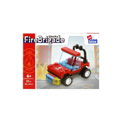 CONSTRUCTION BLOCKS 27 ELEMENTS FIRE DEPARTMENT ALLEBLOX 492808 ALLEBLOX