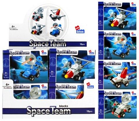 BUILDING BLOCKS 30-35 ELEMENTS SPACE TEAM ALLEBLOX 492874 ALLEBLOX