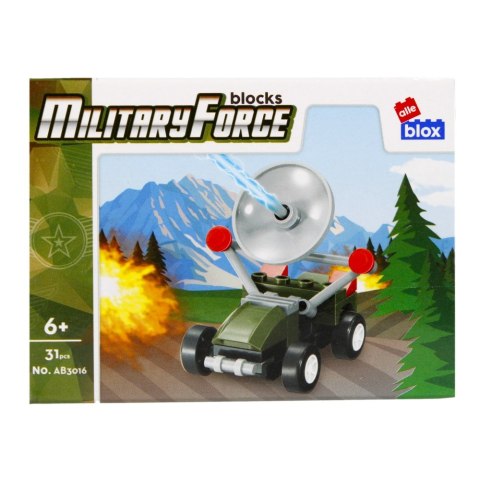 BUILDING BLOCKS 31 ELEMENTS MILITARY ALLEBLOX 492823 ALLEBLOX