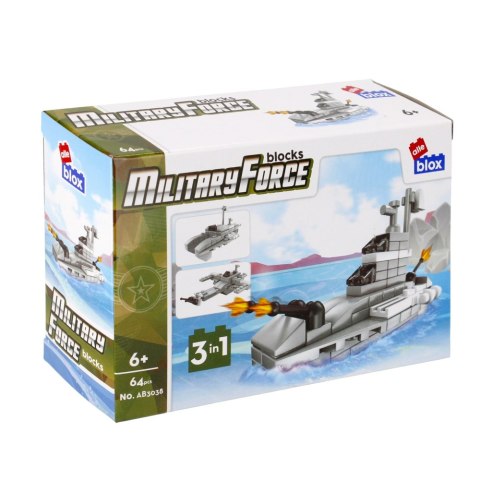 BUILDING BLOCKS 64 ELEMENTS MILITARY ALLEBLOX 492867 ALLEBLOX