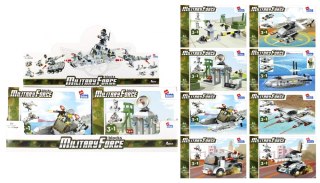 BUILDING BLOCKS 94-106 ELEMENTS MILITARY ALLEBLOX 492863 ALLEBLOX