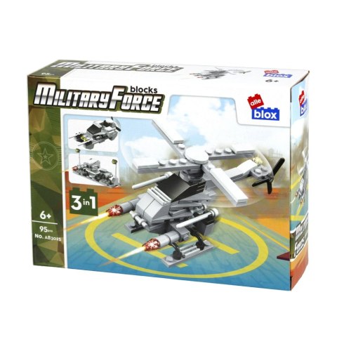 BUILDING BLOCKS 95 ELEMENTS MILITARY ALLEBLOX 492855 ALLEBLOX