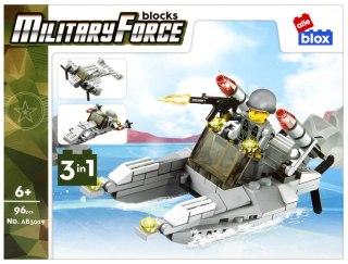 BUILDING BLOCKS 96 ELEMENTS MILITARY ALLEBLOX 492860 ALLEBLOX