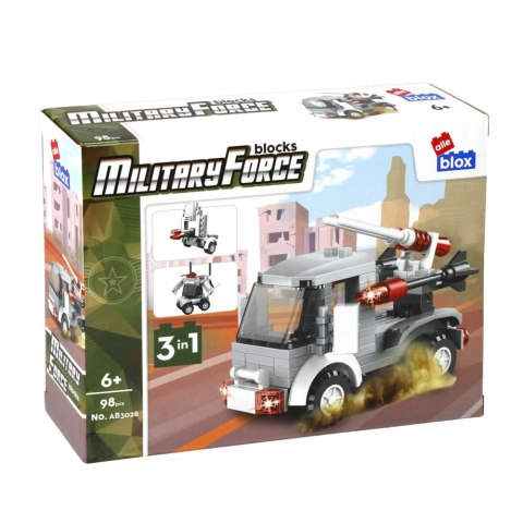 BUILDING BLOCKS 98 ELEMENTS MILITARY ALLEBLOX 492857 ALLEBLOX